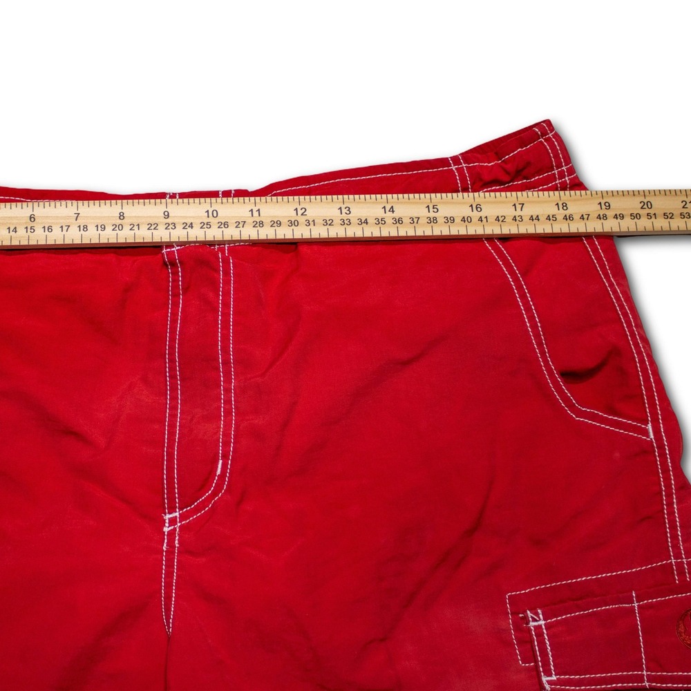 Gander Mountain Guide Series Cargo Board Shorts Mens Large Red - Picture 5 of 7